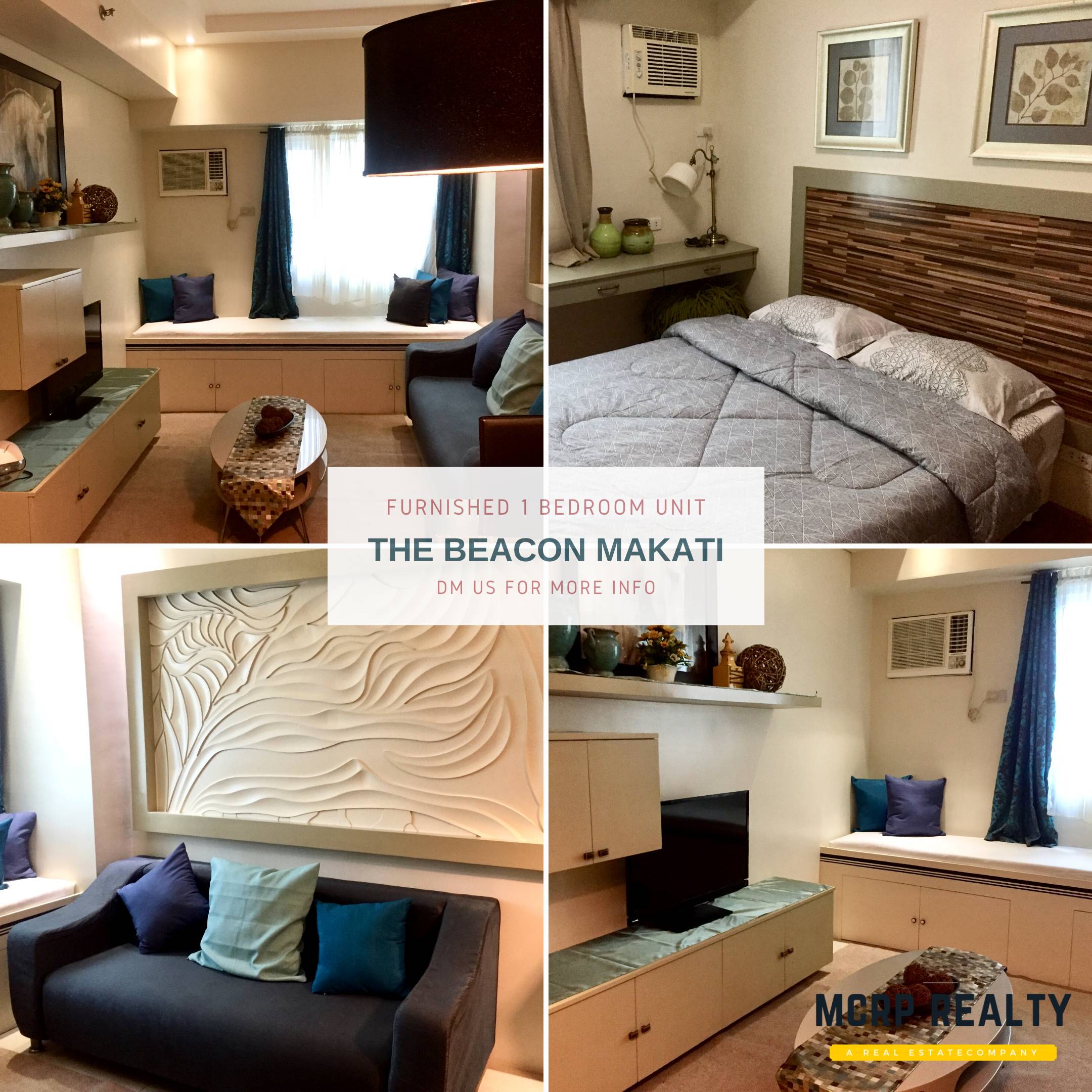 1BR for Rent at The Beacon Makati