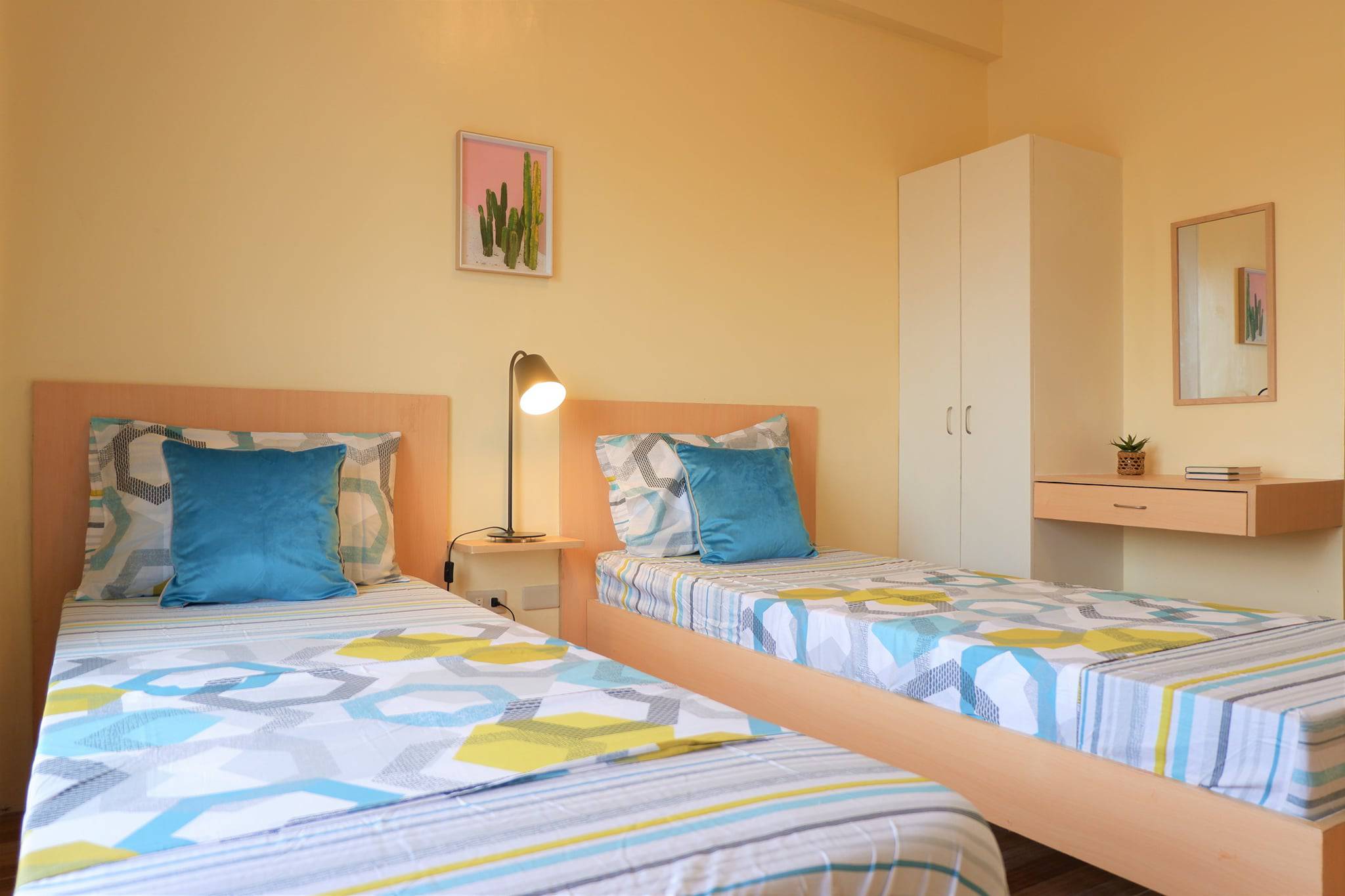 2 single bed Fully furnished in Davao