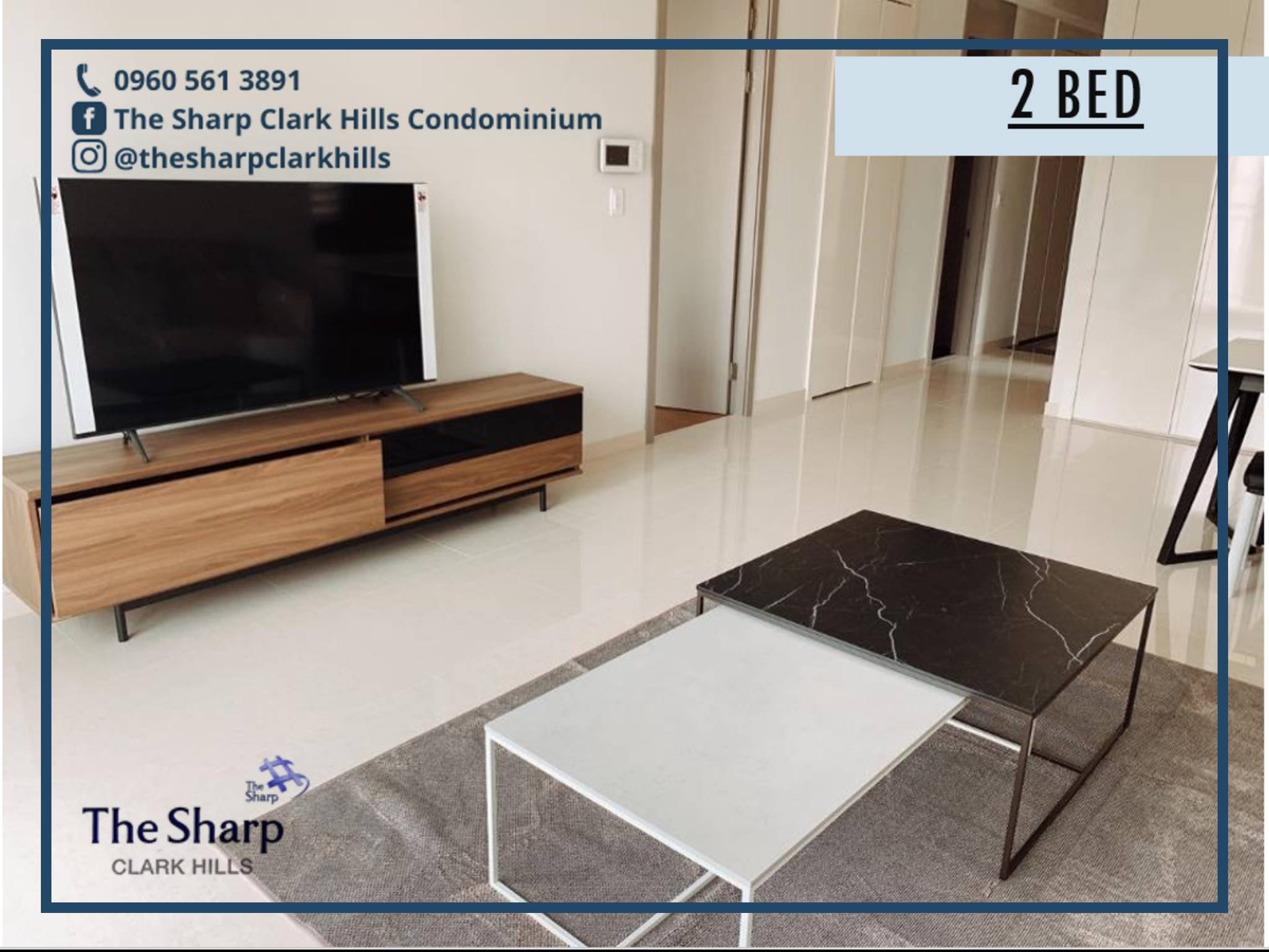 For Rent/Sale: 2BR The Sharp Clark Hills