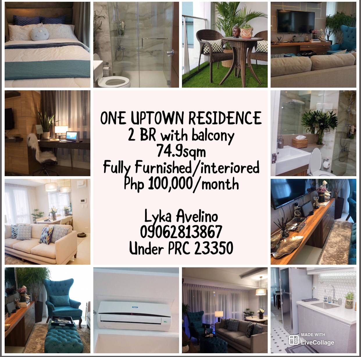 FOR RENT - 2 BR IN BGC